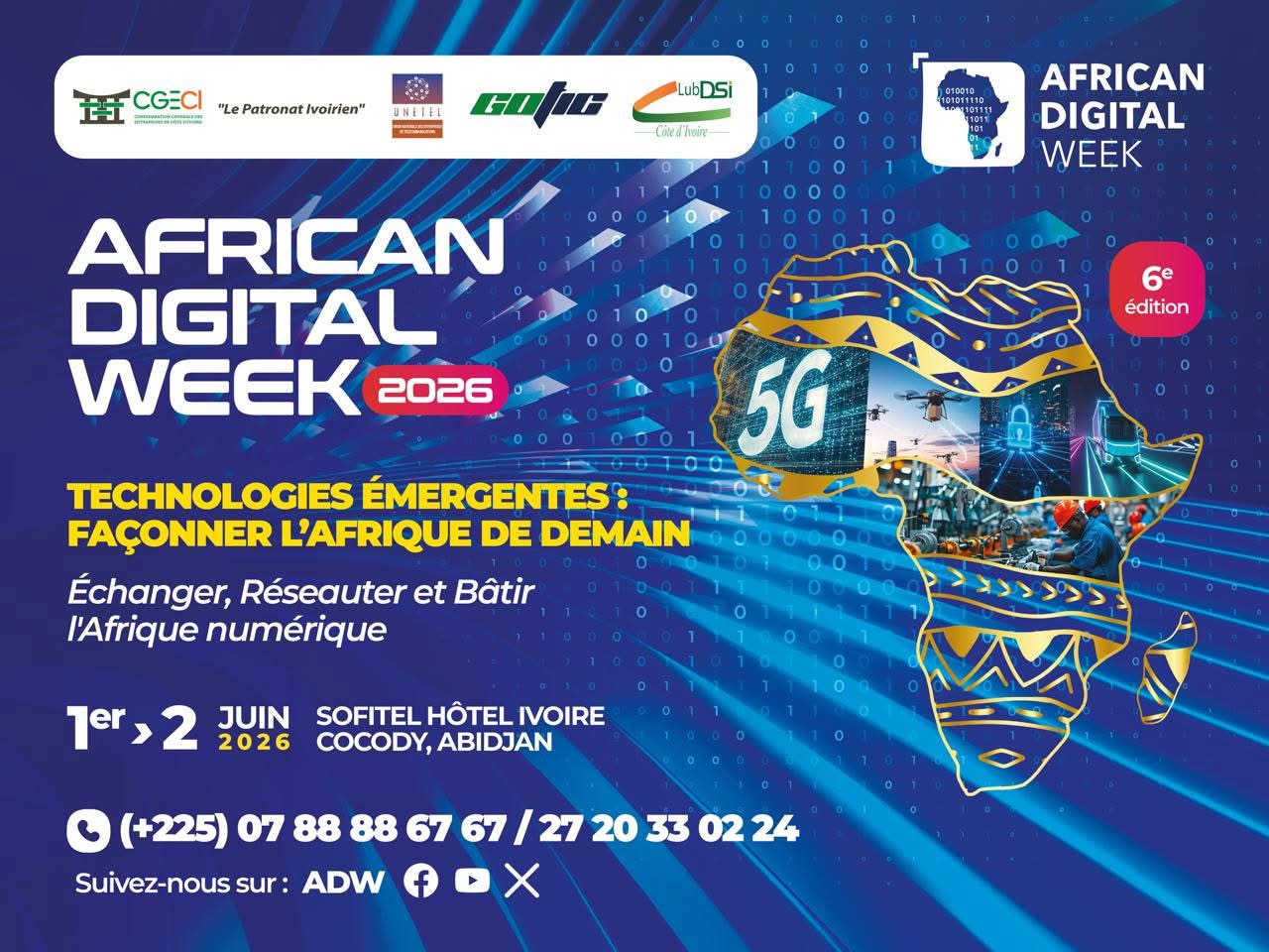 African Digital Week : 6ème Édition du 1er au 2 juin 2026
