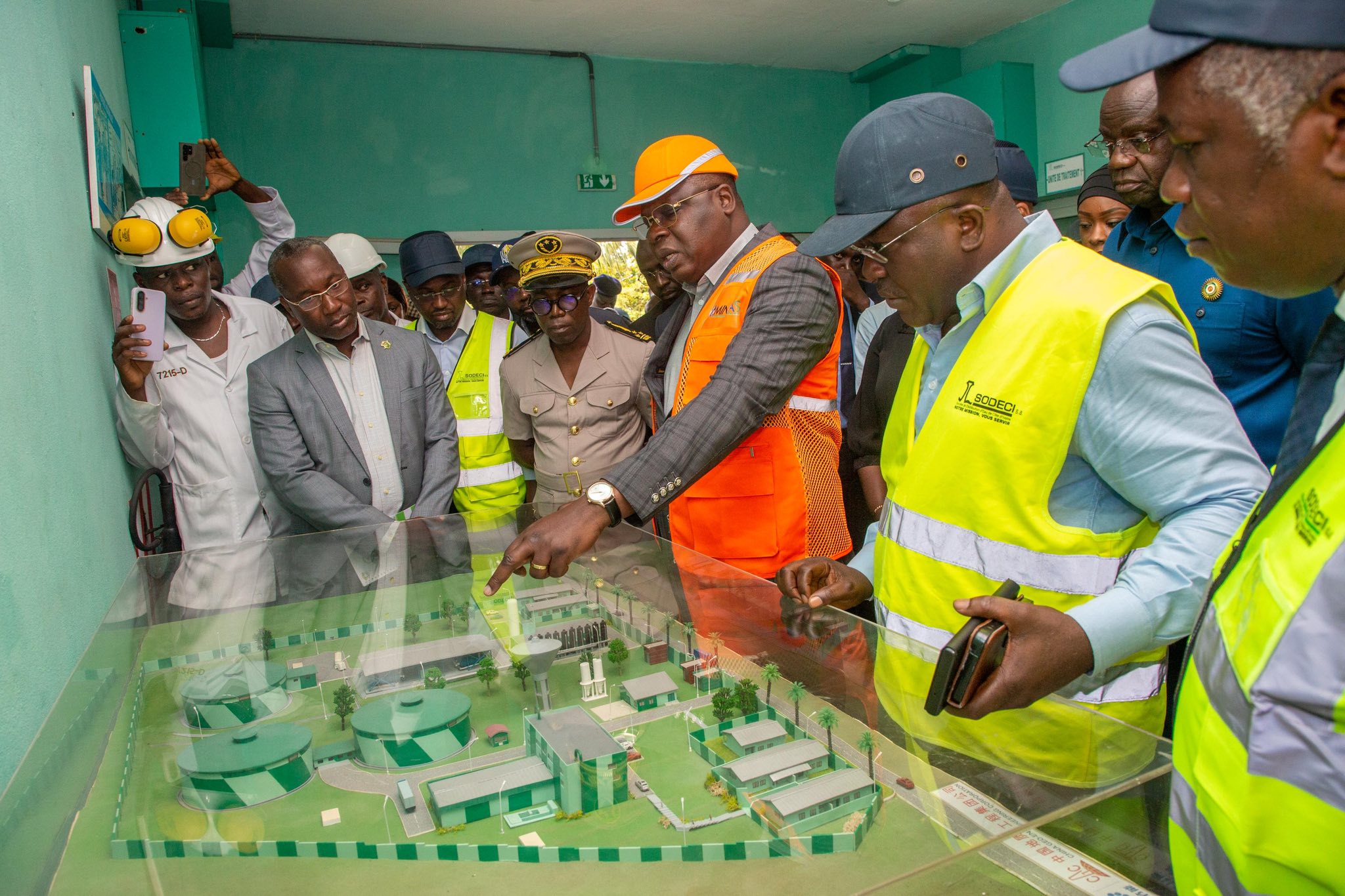 Bonoua : inspection des usines stratégiques par le Ministre Amédé Koffi Kouakou