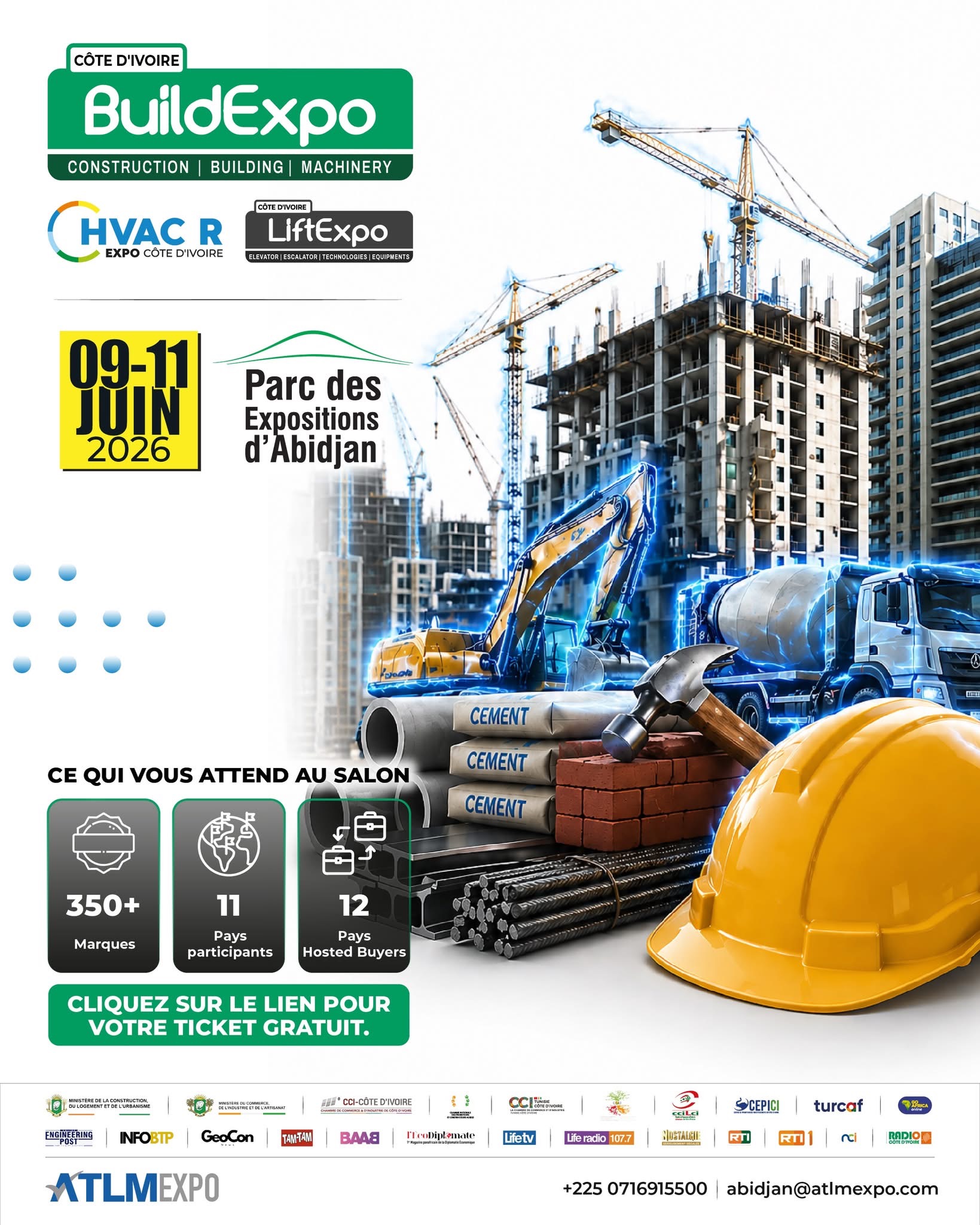 Build Expo : Rendez-vous de la construction à Abidjan du 09 au 11 juin 2026